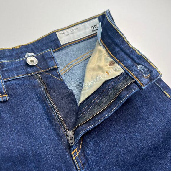 Rag & Bone Women's Jeans Bundle (2) Blue/Black Skinny Straight Leg Size 25 - Picture 12 of 16